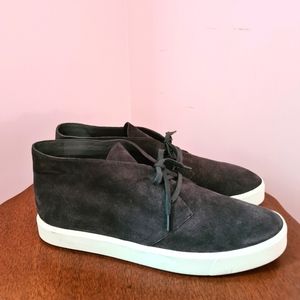 Vince suede + leather mens chukka sneaker hightops